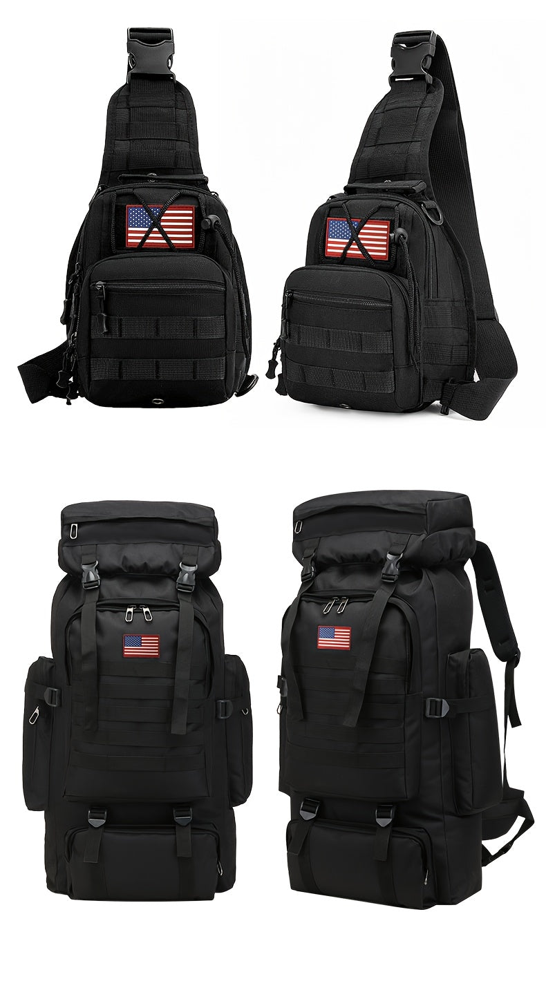 [Lightweight | Hiking] 80L Lightweight Hiking Backpack | Camping Backpack Packable Backpacking Daypack For Men Travel Climbing Outdoor Sports Tactical Backpack