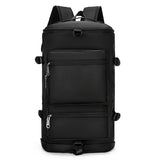 Large Capacity Waterproof Nylon Backpack with Dry/Wet Separation, Shoe Compartment - Adjustable Straps, Multi-Functional Outdoor Hiking and Camping Bag for Men and Women, Purple, Backpack for Travel
