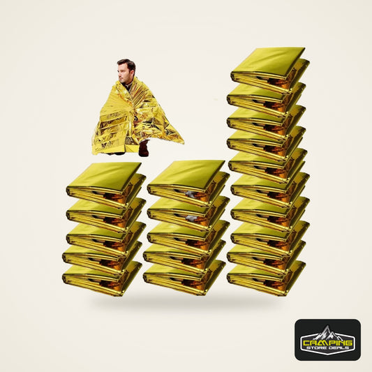 5-30Pc Outdoor Emergency Gold-Sliver Survival Blanket Waterproof First Aid Rescue Curtain Foil Thermal Military Blanket130X210Cm
