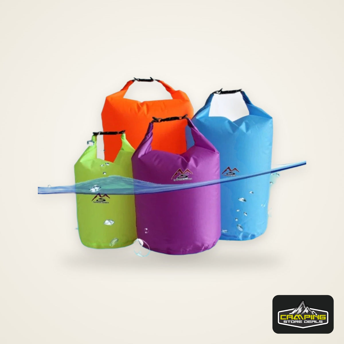 5-70L Waterproof Bag Outdoor Dry Sack Floating Gear Bags For Boating Fishing Rafting Swimming Large Capacity Storage Pack Pouch