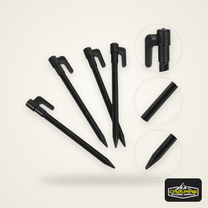50 Pcs Tent Pegs Anti Wind Ground Stakes Camping Tools Outdoor Fixing Nails Plastic Tent Accessories Camping Hiking Gear