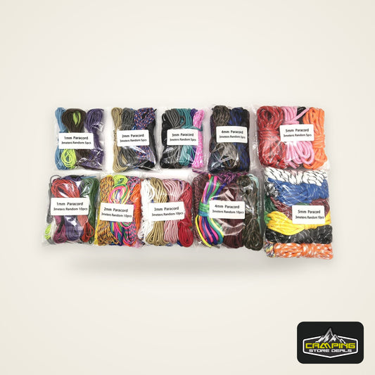500 Colors Paracord Dia.1/2/3/4/5mm DIY Handmade Rope High Quality Parachute Cord Paracord 550 Rope Survival Camping Accessories