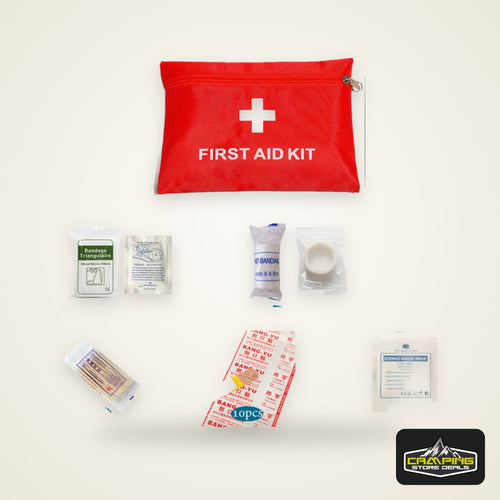 50pcs Set Portable First Aid Kit Red Car Emergency Kit Accessories For Home Family Travel Outdoor Emergency Medical Treatment