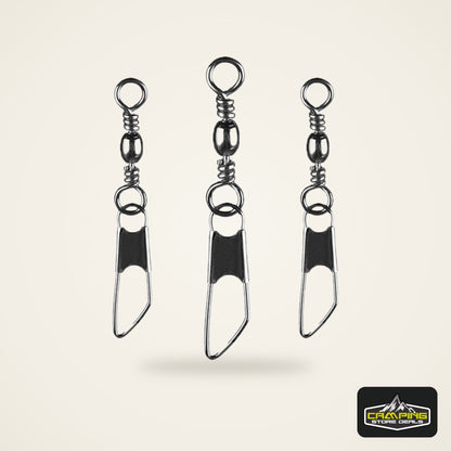 Stainless Steel Snap Swivels (50 Pack)