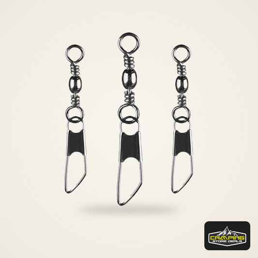 Stainless Steel Snap Swivels (50 Pack)
