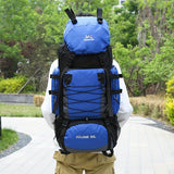 [Durable Hiking Backpack] Durable 90L Large Capacity Hiking Backpack | Multi-Compartment Design for Outdoor Trekking, Camping & Travel, with Adjustable Straps, Laptop Sleeve, and Front Zipper Closure, Hiking Gear
