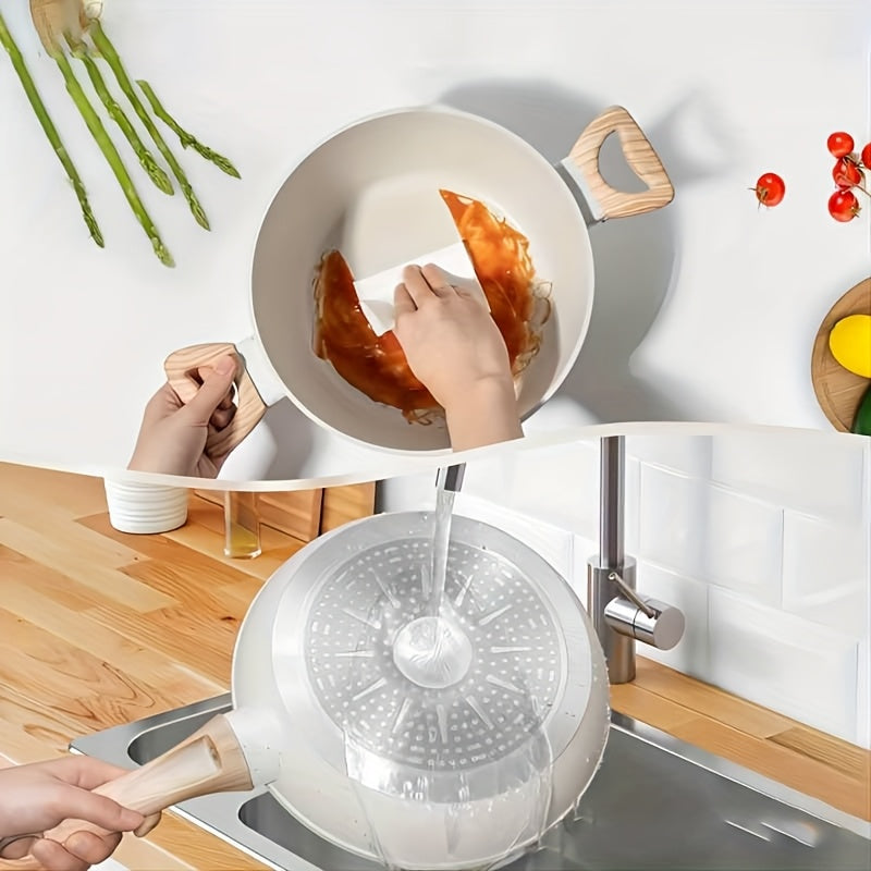 12pcs Nonstick Pots and Pans Set Granite Kitchen Cookware Set Suitable for Induction Electric and Gas Stoves Includes Frying Pans and Saucepans White