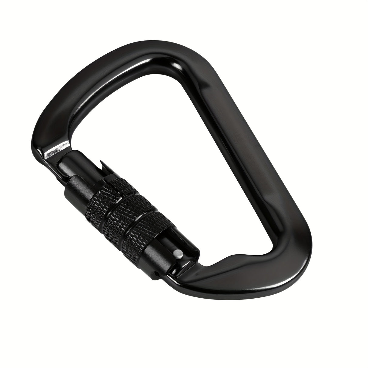 4pcs Heavy Duty 30KN Auto-Locking Carabiners - Lightweight Aluminum, D-Shaped Twist Lock for Hammocks & Outdoor Adventures