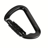 4pcs Heavy Duty 30KN Auto-Locking Carabiners - Lightweight Aluminum, D-Shaped Twist Lock for Hammocks & Outdoor Adventures