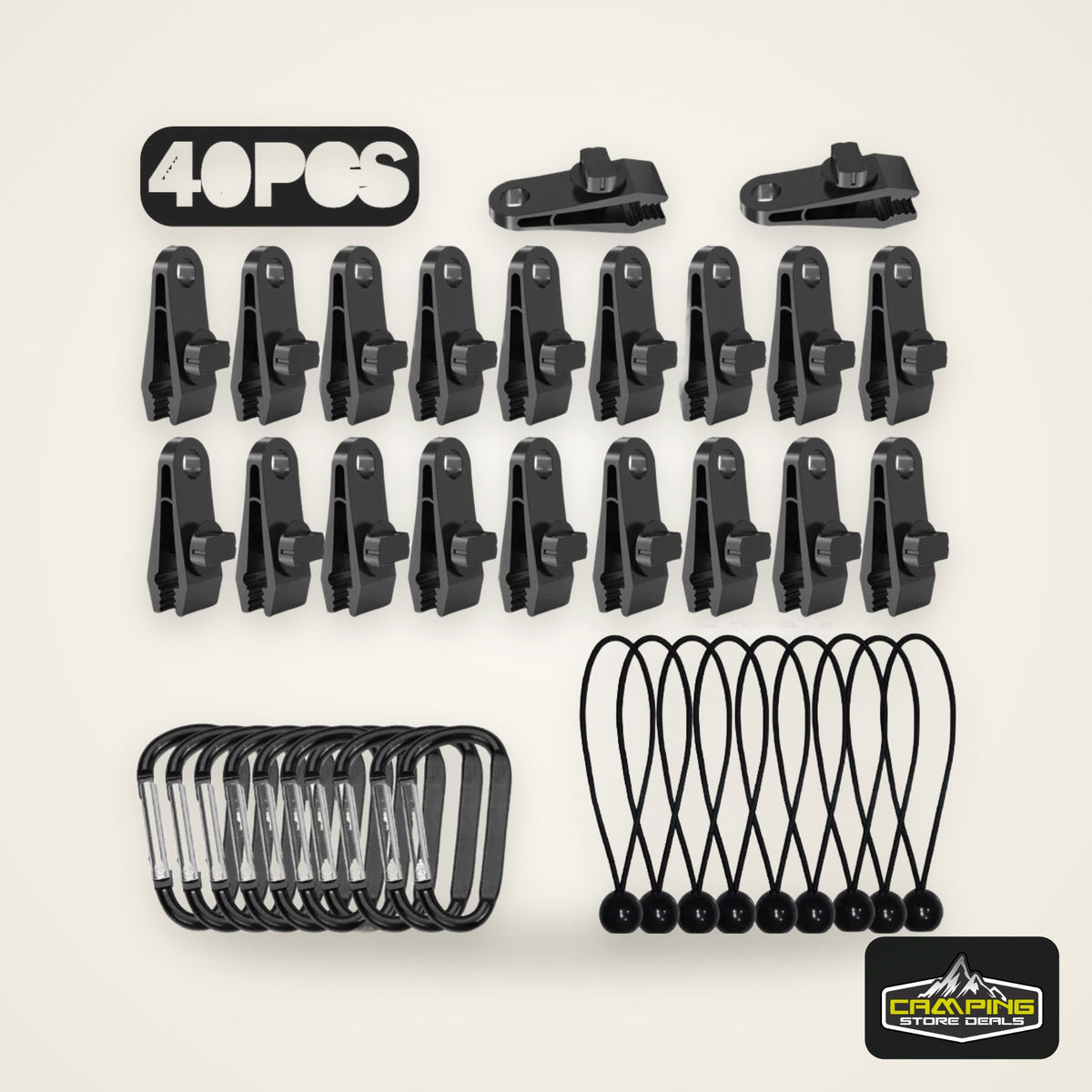 5or40 Pcs Tent Clip, Canopy Awning Clip, Tarpaulin Rope Clip, High Strength Tension Fastening, Suitable for Outdoor Camping