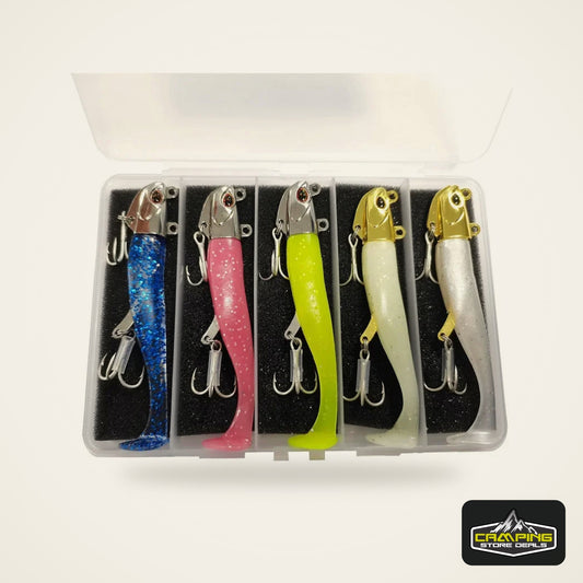 Glow Mackerel Soft Swimbaits 105mm (5 Pack)
