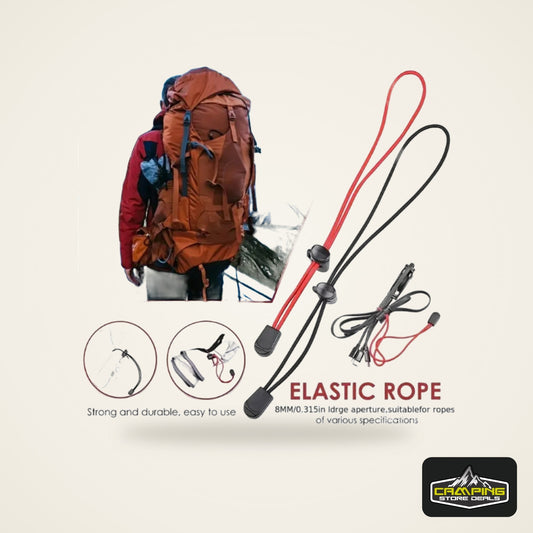 5pcs ABS High Elasticity Mountaineering Bags Rope Buckle Camp Adjustable Tie Ride Motion Durable OutdoorS Hiking Practical Tools