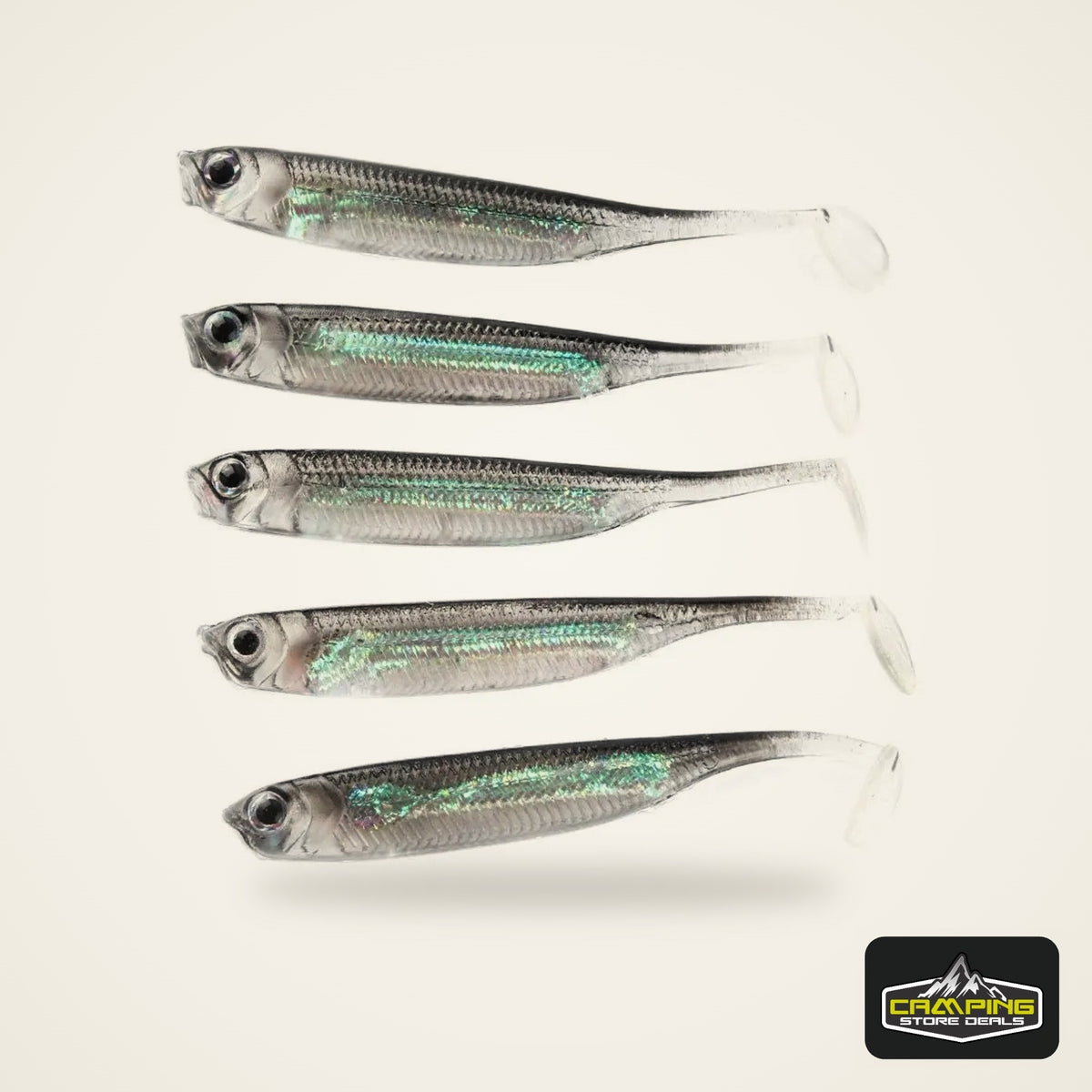 T-Tail Spinner Soft Baits (5 Pack)