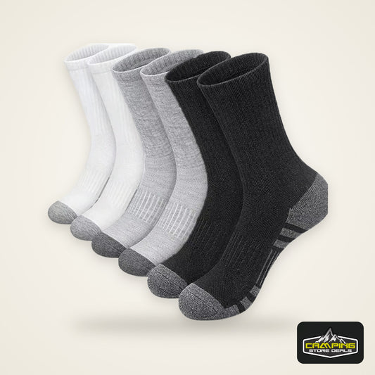6/12 Pairs Men's Outdoor Gym Socks High Quality Comfortable Soft Ground-Gripping Football Large Size New Style