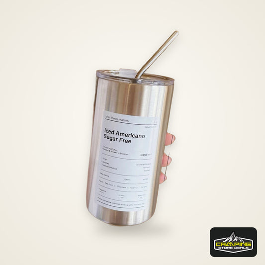 600ml Thermos Portable Stainless Steel Coffee Cup Thermos Bottle with Straw Insulation Drinkware Does Not Contain BPA