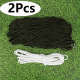 2pcs Portable Nylon Mesh Hammocks - Durable, Non-Woven Outdoor Relaxation Gear for Camping & Sports