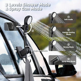 [Portable Shower] 6000mAh Portable Camping Shower | 5 Gallon Foldable Bucket & Filtered Shower Head - Battery/USB Powered Outdoor Shower for Hiking, Beach, Travel, Pet Bath, Car Washing, Surf & Boat Cleaning, Highquality Comp