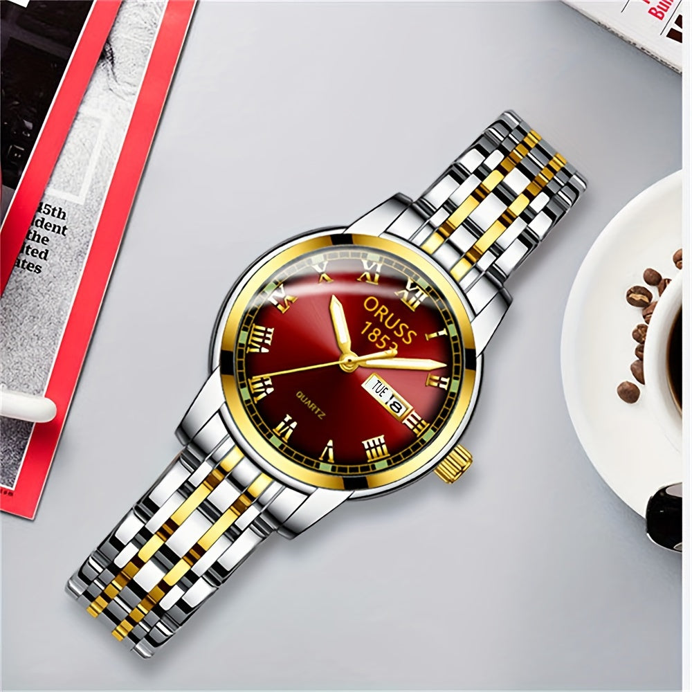Classic Personality Retro Women's Watches Durable Double Calendar High-end Fashion And Gentle Generous Woman Watch