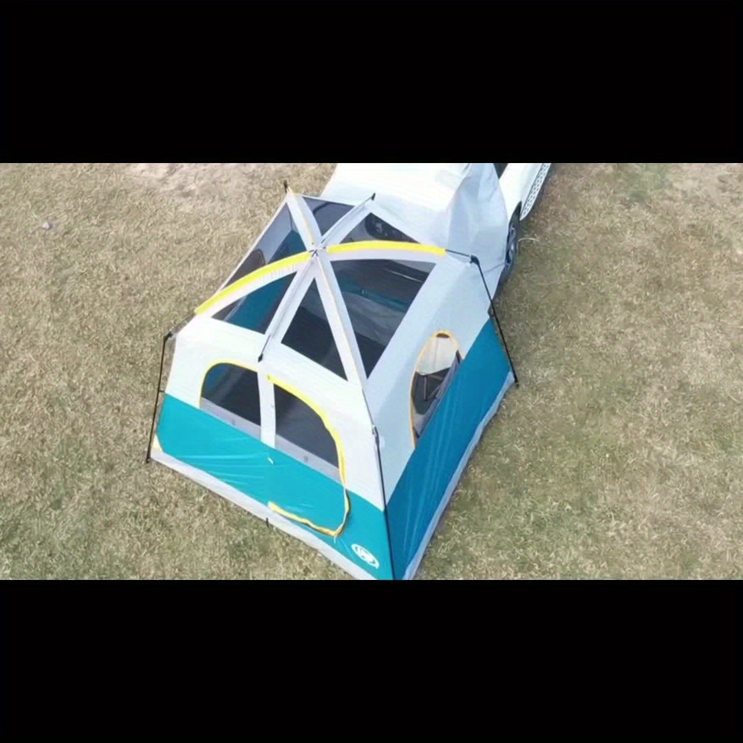 UNP SUV Tent For Camping, 6-person Car Camping Tent, SUV Tailgate Tent For Outdoor, Easy Set Up Tent With Rainfly 10'x9'x78in (H)