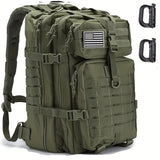 Outdoor Tactical Backpack, Waterproof MOLLE Hiking Camping Bag, Large Capacity Nylon Hiking Backpack For Men And Women