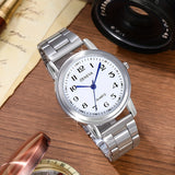 2pcs Romantic Couples Watches - Stylish Stainless Steel Quartz for Everyday Glamour - Perfect Thanksgiving Gift Set