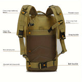 Outdoor sports bag Hiking bag Camping bag Wilderness survival bag Leisure bag Multi-functional backpack