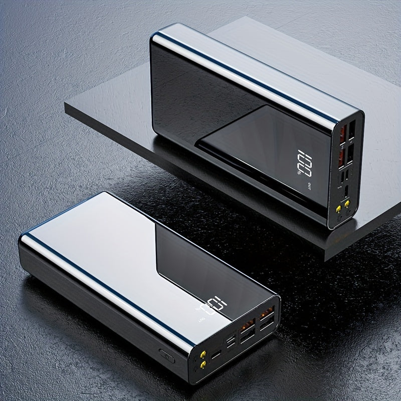 BYGP 50000/40000/30000mAh Portable Power Bank, USB Mobile Phone Charger, With LED Power Display/flashlight, Outdoor Emergency Power Reserve Battery Pack, Camping Lamp, Suitable For IPhone/Android Mobile Phone Digital Electron