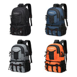 [40L CsakeKecna Backpack] CsakeKecna 40L Lightweight Hiking Backpack | Large Capacity Travel Climbing Rucksack with Laptop Compartment, USB Powered, Adjustable Straps, Zip Closure, Polyester Lining - Solid Color for Men and W