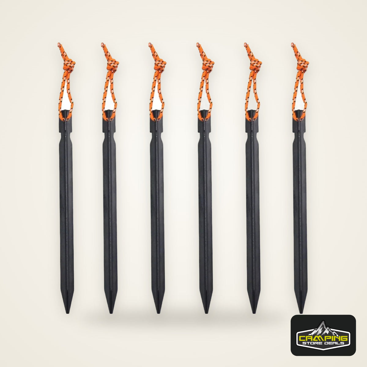 6Pcs Canopy Tent Pegs Aluminum Alloy Outdoor Garden Stakes Ground Nail With Cord For Camping Backpacking Hiking Tent Accessories