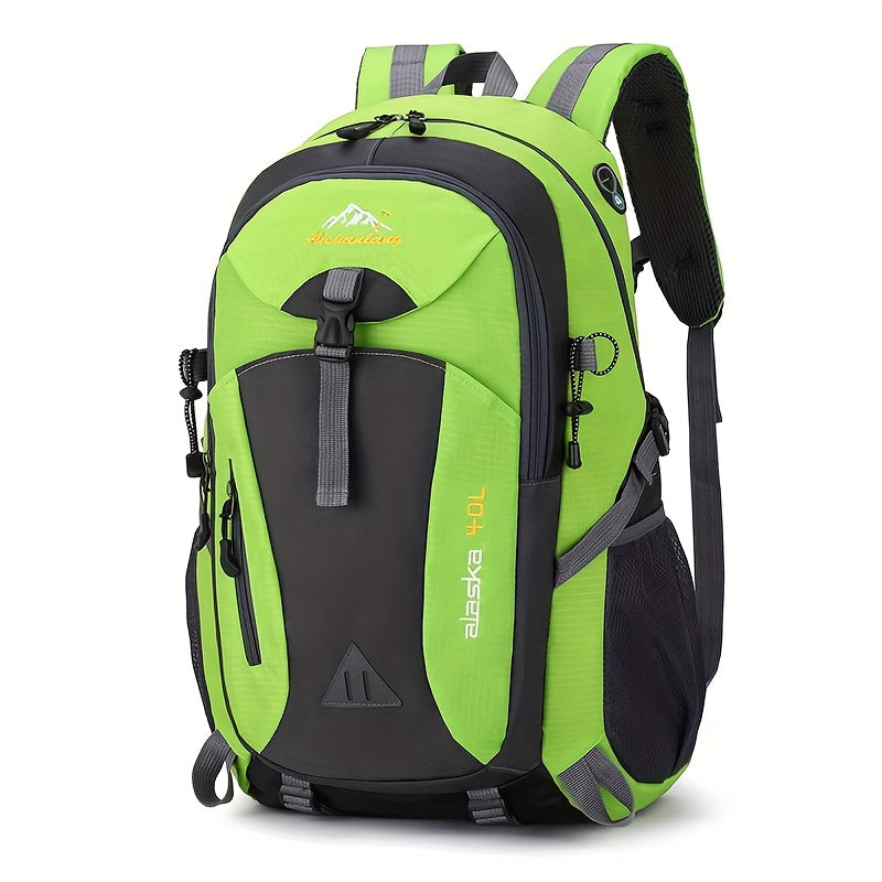 1 Outdoor Hiking Backpack, Camping Climbing Pack, Large Capacity Durable Cycling Backpack, Unisex Shoulder Bag, Sports Bag, Casual Travel Backpack