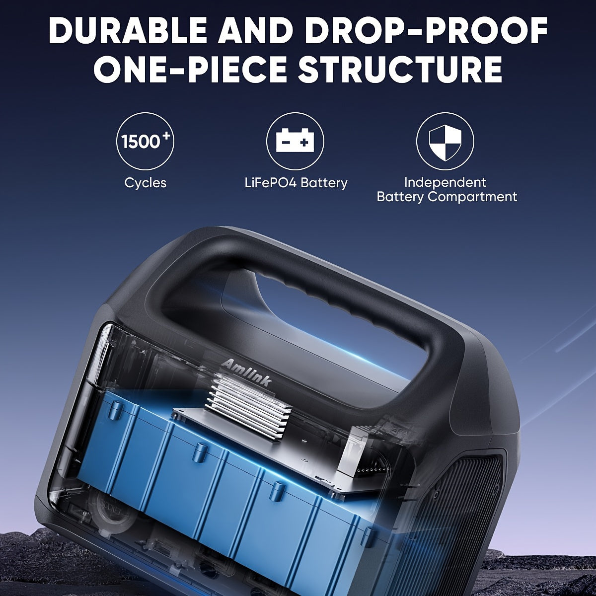 Portable Power Station for Camping 300W 299Wh LiFePO4 Battery Powered power bank, 2 Up to 300W AC Outlets 100W USB C and PD Total 8 Output Ports, Home Battery Backup for Outdoor 93600mAh with LED Light