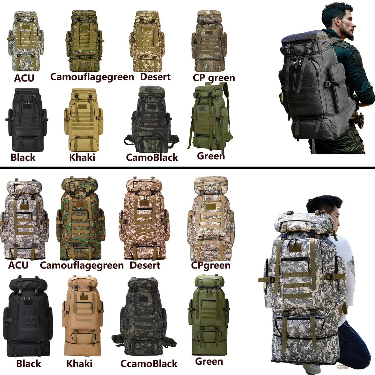 80L/100L Mountaineering Bag Climb Bag