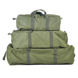 80L mountaineering camping hiking travel duffel backpack in green
