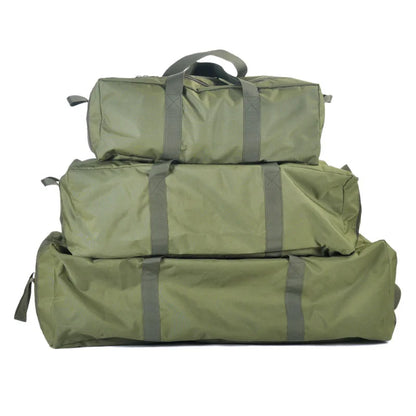 80L mountaineering camping hiking travel duffel backpack in green