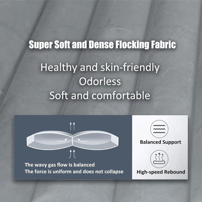 Truck and Car Inflatable Mattress - Car Rear Seat Inflatable Mattress Without Pump - Portable Rear Seat Travel Inflatable Mattress - Camping Holiday Inflatable Mattress - Sleeping Pad with 2 Pillows - Universal Type