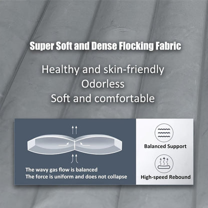 Truck and Car Inflatable Mattress - Car Rear Seat Inflatable Mattress Without Pump - Portable Rear Seat Travel Inflatable Mattress - Camping Holiday Inflatable Mattress - Sleeping Pad with 2 Pillows - Universal Type