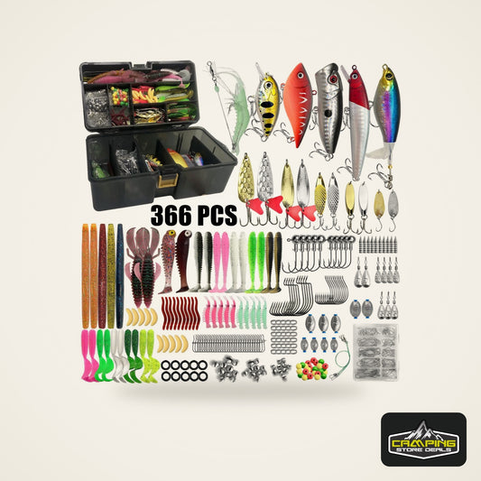 86/88/136/149/366pcs Fishing Lure Kit For Trout/Pike/Bass Multi-Lure Fishing Set Layered Tackle Pro Gear Tackle Box