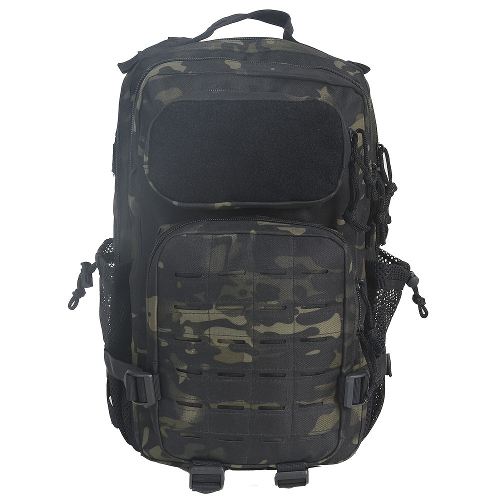 28L Tactical Backpack – 900D Camo Design for Travel, Hiking, Camping, Cycling & Outdoor Adventures
