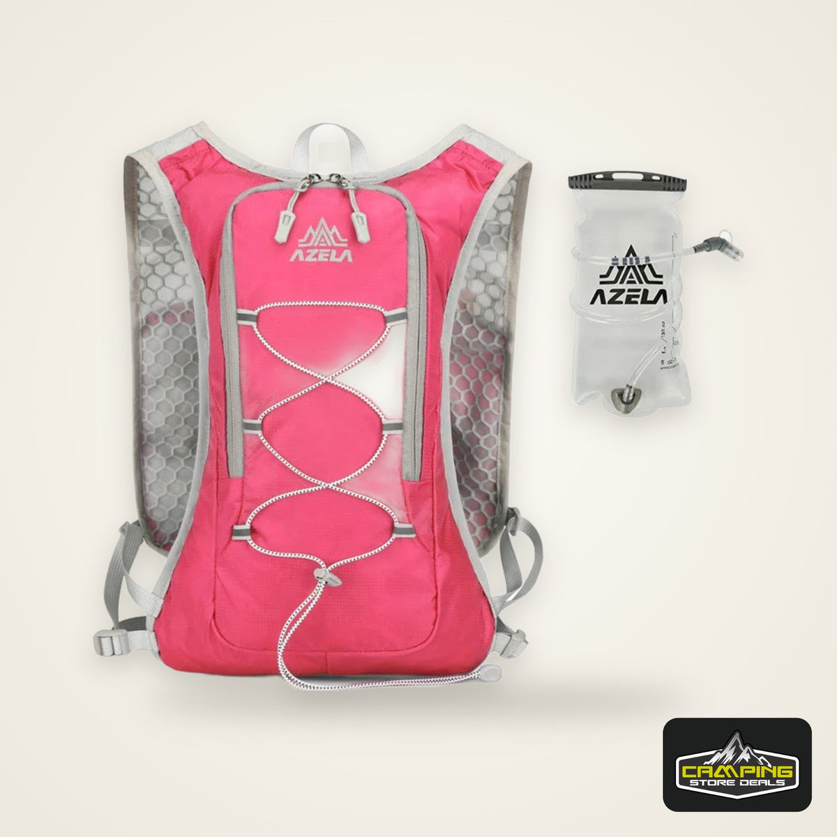 8L Running Hydration Vest Backpack Men Women Outdoor Sport Bags Trail Marathon Jogging Hiking Backpack Option Water Bag Flask