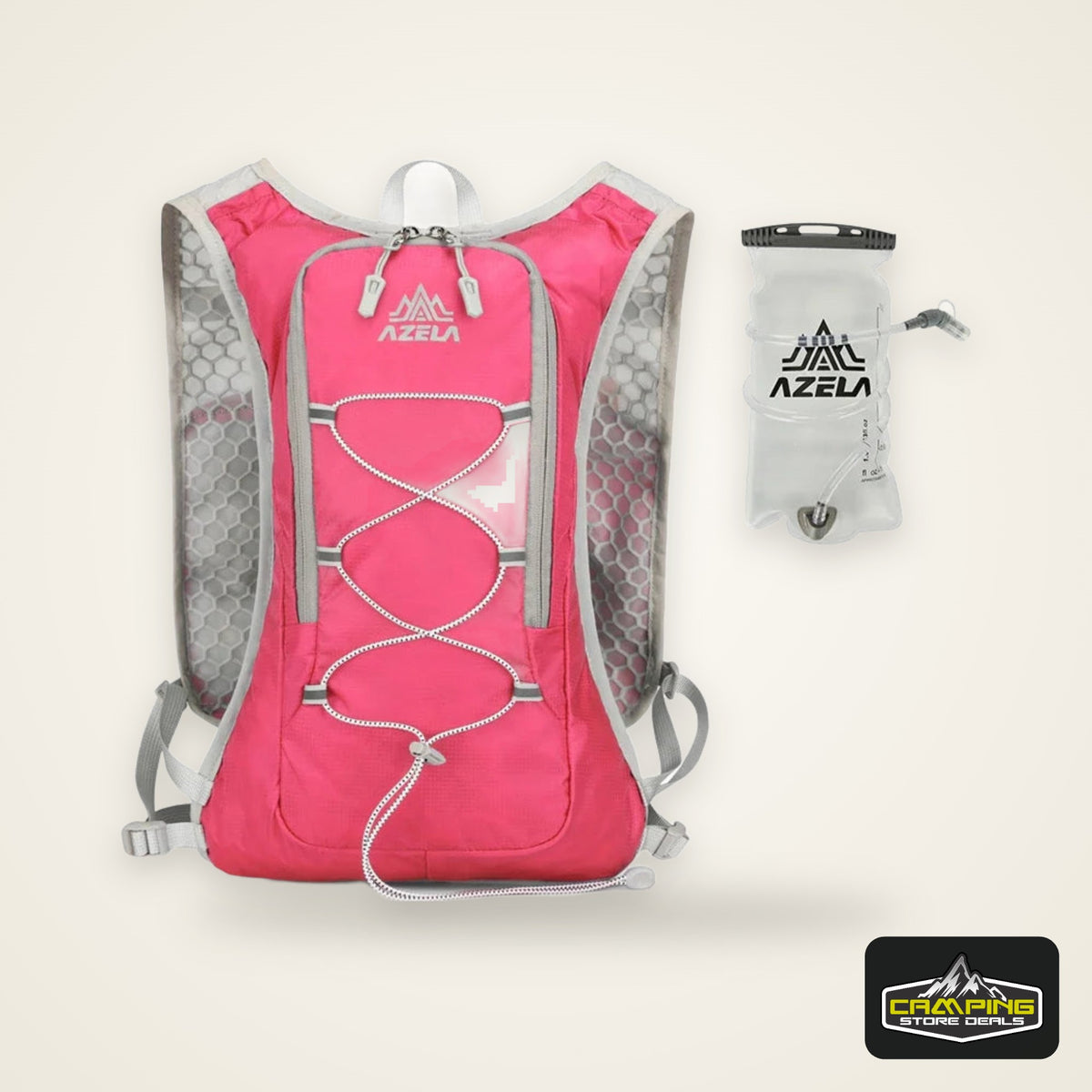 8L Running Hydration Vest Backpack Men Women Outdoor Sport Bags Trail Marathon Jogging Hiking Backpack Option Water Bag Flask