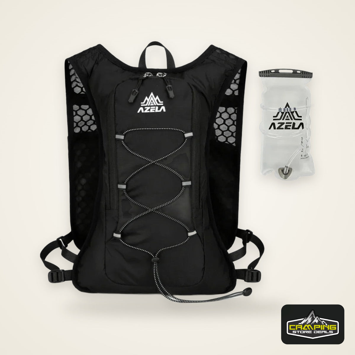 8L Running Hydration Vest Backpack Men Women Outdoor Sport Bags Trail Marathon Jogging Hiking Backpack Option Water Bag Flask