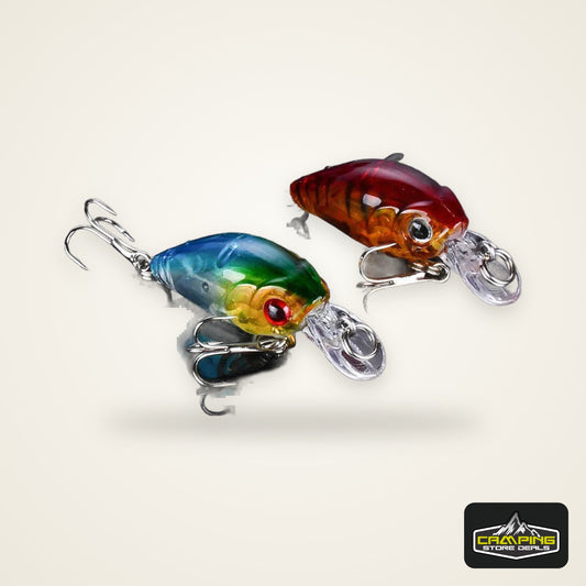 8pcs Crank Bait Minnow Fishing Lure Set Floating Artificial Bait Topwater Fishing Bait