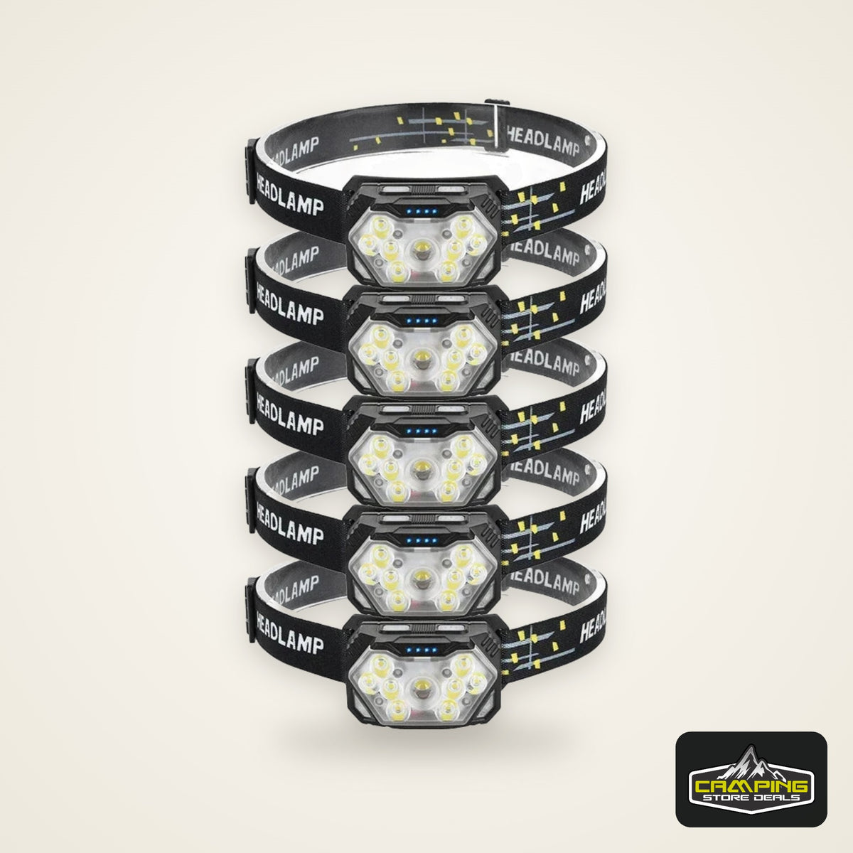 9 Led Strong Light Headlamp USB Rechageable Motion Sensor Headlight Portable Fishing Camping Outdoor Head Lamp 1200mah