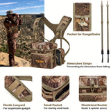 NEW VIEW Adjustable Outdoor Vest Bag For Men, Breathable Chest Bag With Handle, Camouflage Camping Bag Hiking Bag Mountaineering Bag For Wilderness Enthusiast, Explorer