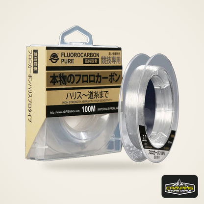 ZUKIBO 99% Fluorocarbon Fishing Line 100m