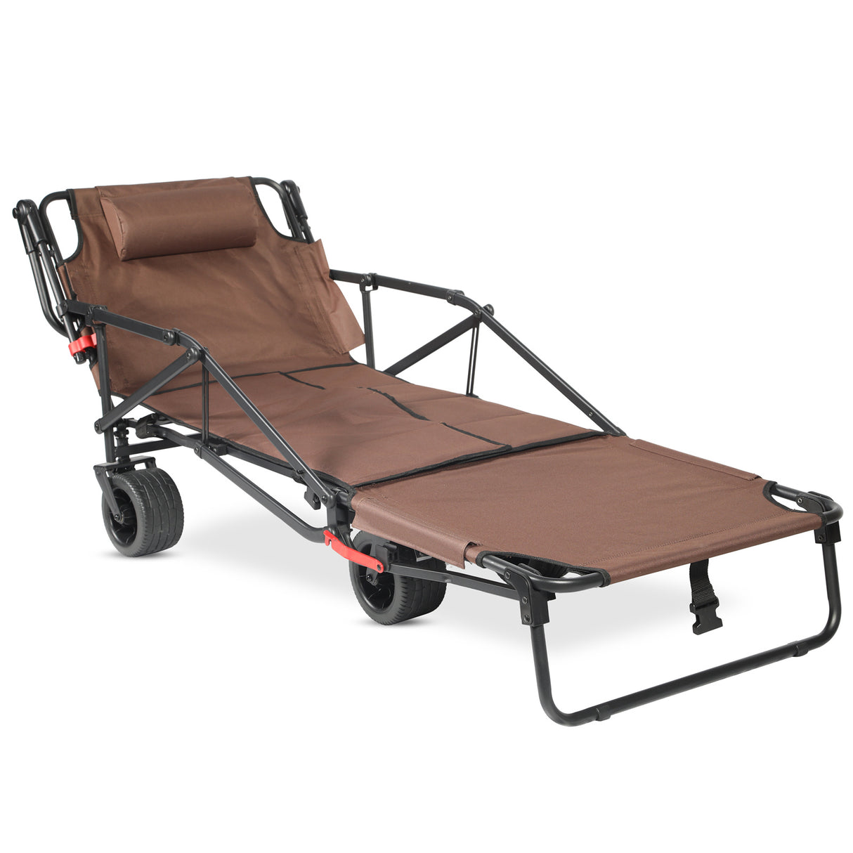 Collapsible Folding Wagon Cart, Convertible beach chair, Large Capacity Camping Wagon, Can hold up to 400 lbs, All Terrain Foldable Wagon, Heavy Duty Utility Wagon Cart For Grocery Outdoor Beach Gardening Shopping Fishing