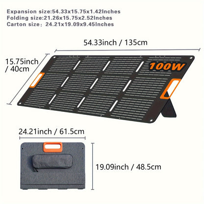 293Wh/300W Portable Power Bank With Solar Panel For Family Emergency Outdoor Hunting Camping RV Trip