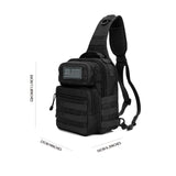Tactical Bag Rover Shoulder Sling Pack Molle Assault Range PackS Diaper Day Bag for Men Traveling, Trekking, Camping