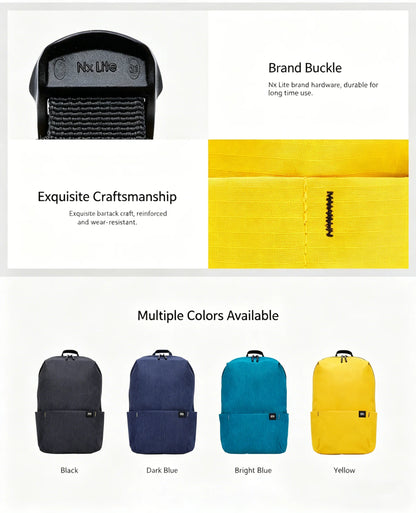 Xiaomi Colorful Small Backpack Men's and Women's Shoulder Bag Outdoor Waterproof Ultra-lightweight Student Portable Sports Bag -