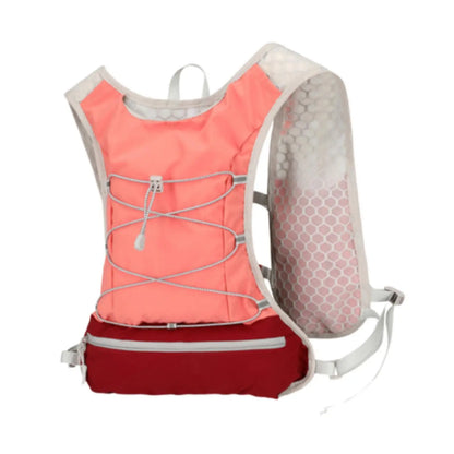Hydration Vest Pack Backpack with Water Bladder Multi Pockets for Trail Race Mountaineering Lightweight Outdoor Running Gear